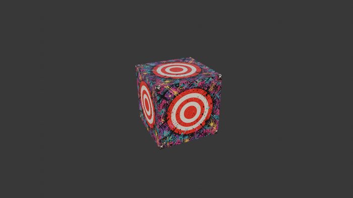 Hard difficulty example, cube